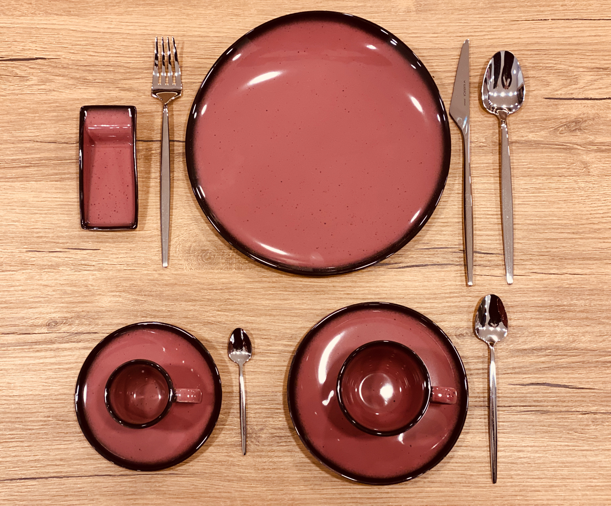 Jumbo Joy Red 36 Parça Kahve ve Çay Takımı