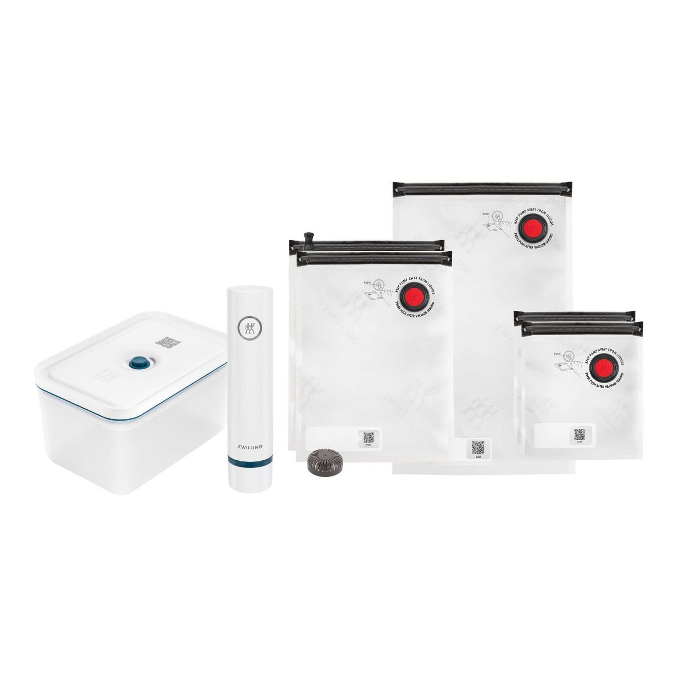 ZWILLING Fresh & Save Vakumlu Başlangıç Seti Plastik, 7-parça