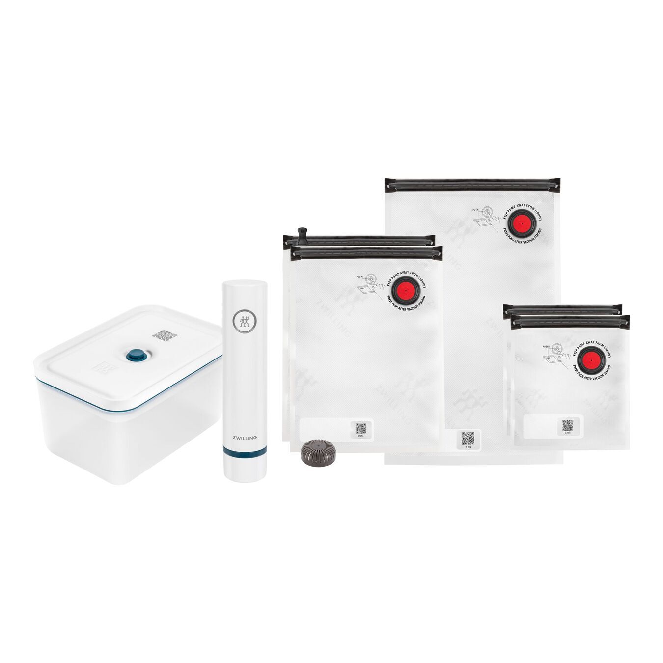 ZWILLING Fresh & Save Vakumlu Başlangıç Seti Plastik, 7-parça