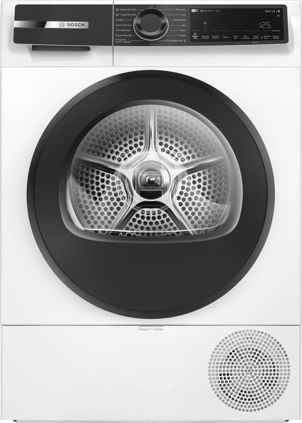 WQK242C0TR Serie 6 Isı Pompalı Kurutma Makinesi 9 kg