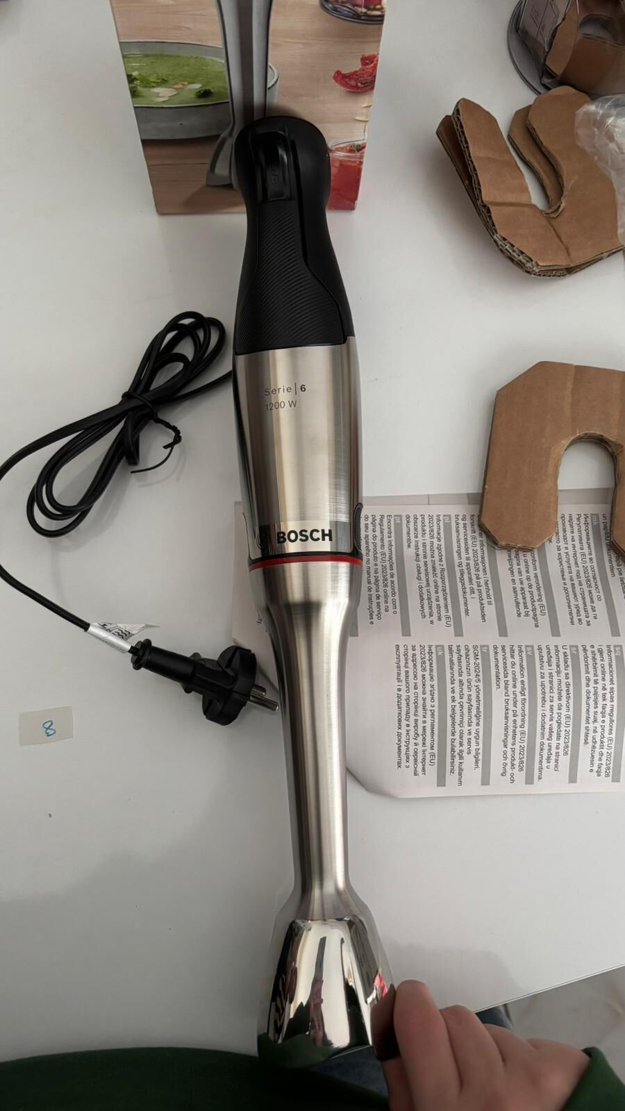 OUTLET- MSM6M810 Serie 6 El Blenderı ErgoMaster 1200 W Paslanmaz çelik (3)