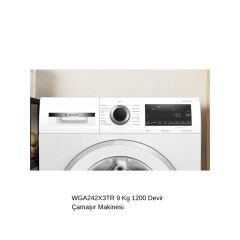 Bosch 9 Kg Çamaşır Makinesi ve 9 Kg Isı Pompalı Kurutma Makinesi Seti – WGA242X3TR & WQK242C0TR
