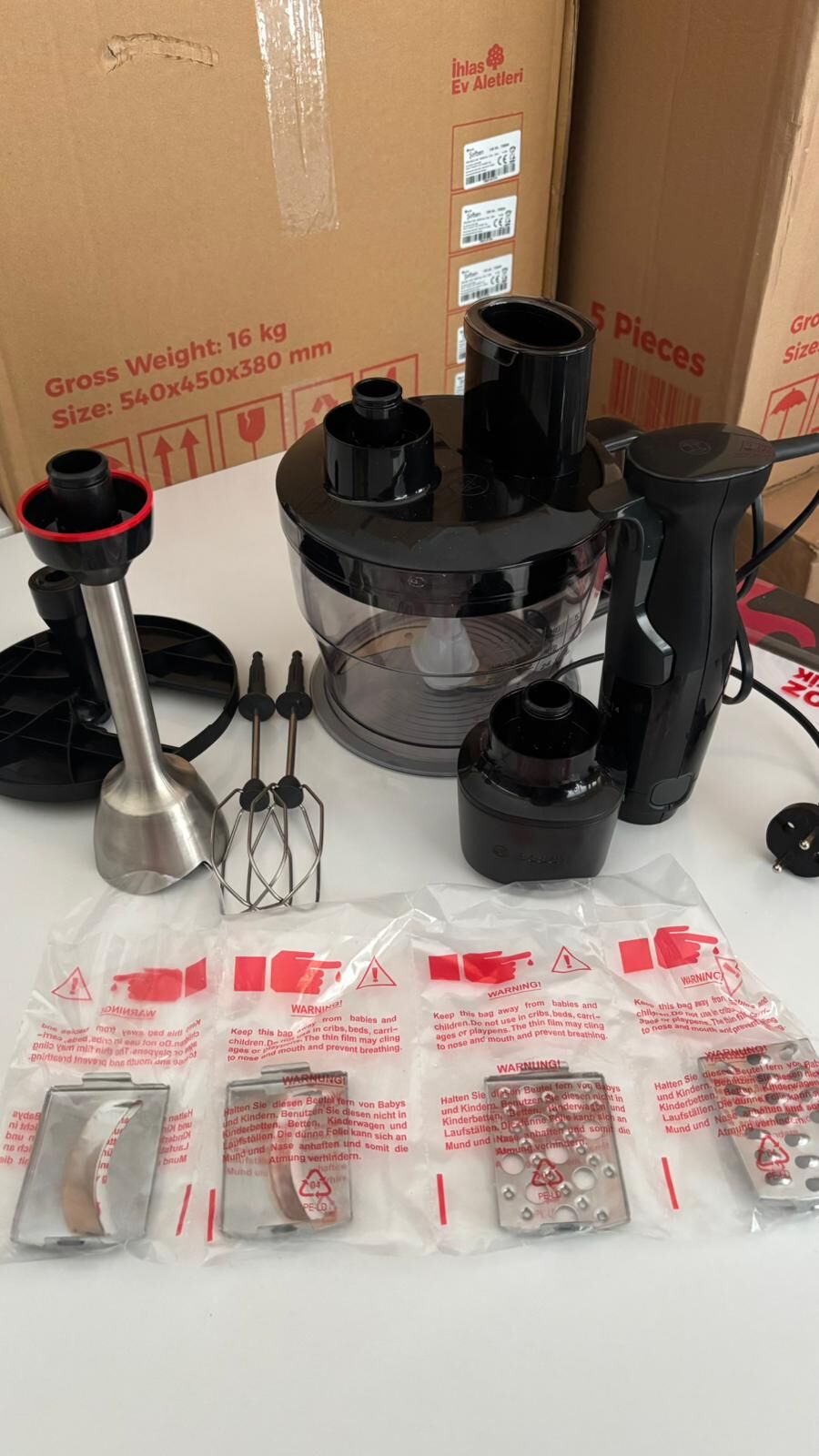 OUTLET | MSM4B674 Serie 4 El Blenderı ErgoMaster 1000 W Siyah, Antrasit (15)