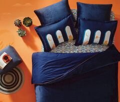 Puffy Marika Lacivert Nevresim Takımı, Çift Kişilik