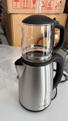 OUTLET | TTA5603 Çay Makinesi ALT DEMLİK KABARIKLIK ÜST DEMLİKTE KULP KIRIKLIĞI VE FİLTRE EKSİK (20)