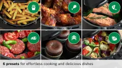 MAF240B0 Serie 2 Sıcak Hava Fritözü Siyah