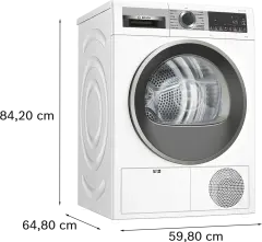 WQG25100TR Serie 4 Isı Pompalı Kurutma Makinesi 10 kg