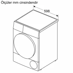 WQG25100TR Serie 4 Isı Pompalı Kurutma Makinesi 10 kg