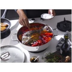 ZWILLING QUADRO Sote Tenceresi | 18/10 Paslanmaz Çelik | 24 cm