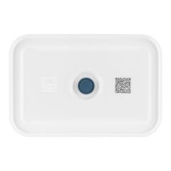 ZWILLING Fresh & Save Vakumlu Yemek Taşıma Kabı, L Düz, Plastik, Beyaz-Akdeniz Mavisi