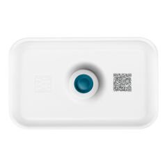 ZWILLING Fresh & Save Vakumlu Yemek Taşıma Kabı, M, Plastik, Beyaz-Akdeniz Mavisi