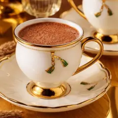 Aryıldız Liona 6 Kişilik Türk Kahve Fıncan Takımı