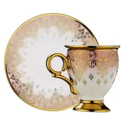 Aryıldız Gonca 6 Kişilik Türk Kahve Fincan Takımı