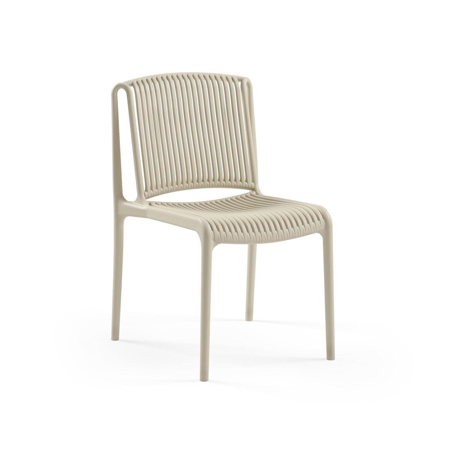 Derya Home Tilia Nes Bahçe Sandalyesi 4’lü Set – Modern Dış Mekan & Balkon Sandalyesi - Bej