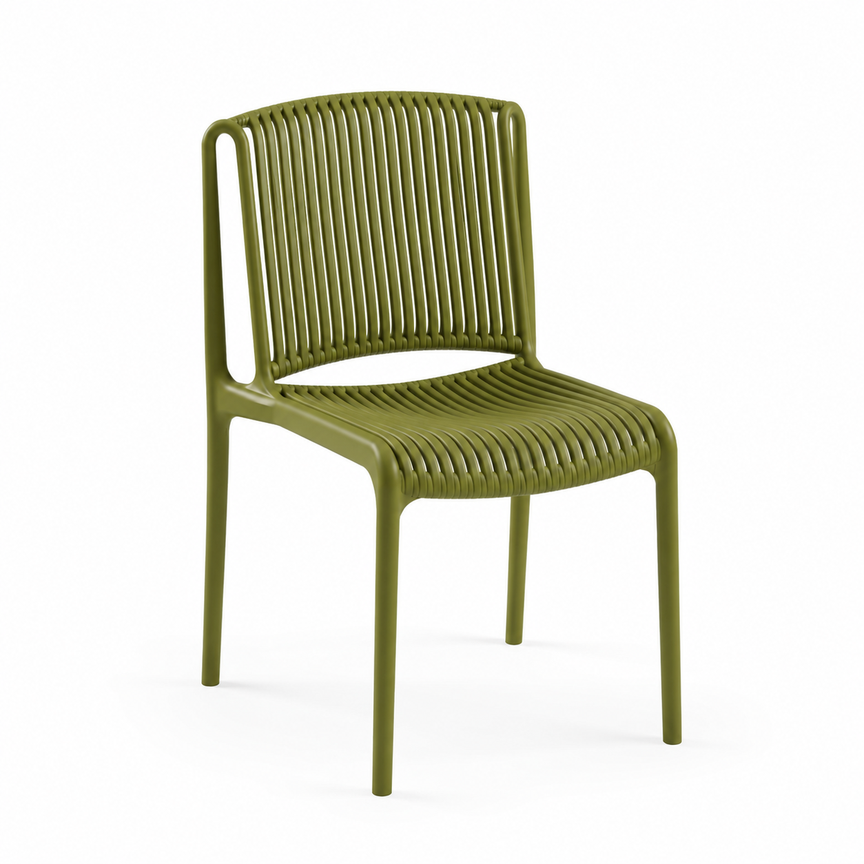 Derya Home Tilia Nes Bahçe Sandalyesi 4’lü Set – Modern Dış Mekan & Balkon Sandalyesi - Haki