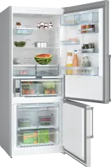Bosch KGA76PIE0N Serie 8 Alttan Donduruculu Buzdolabı 186 x 75 cm Paslanmaz çelik