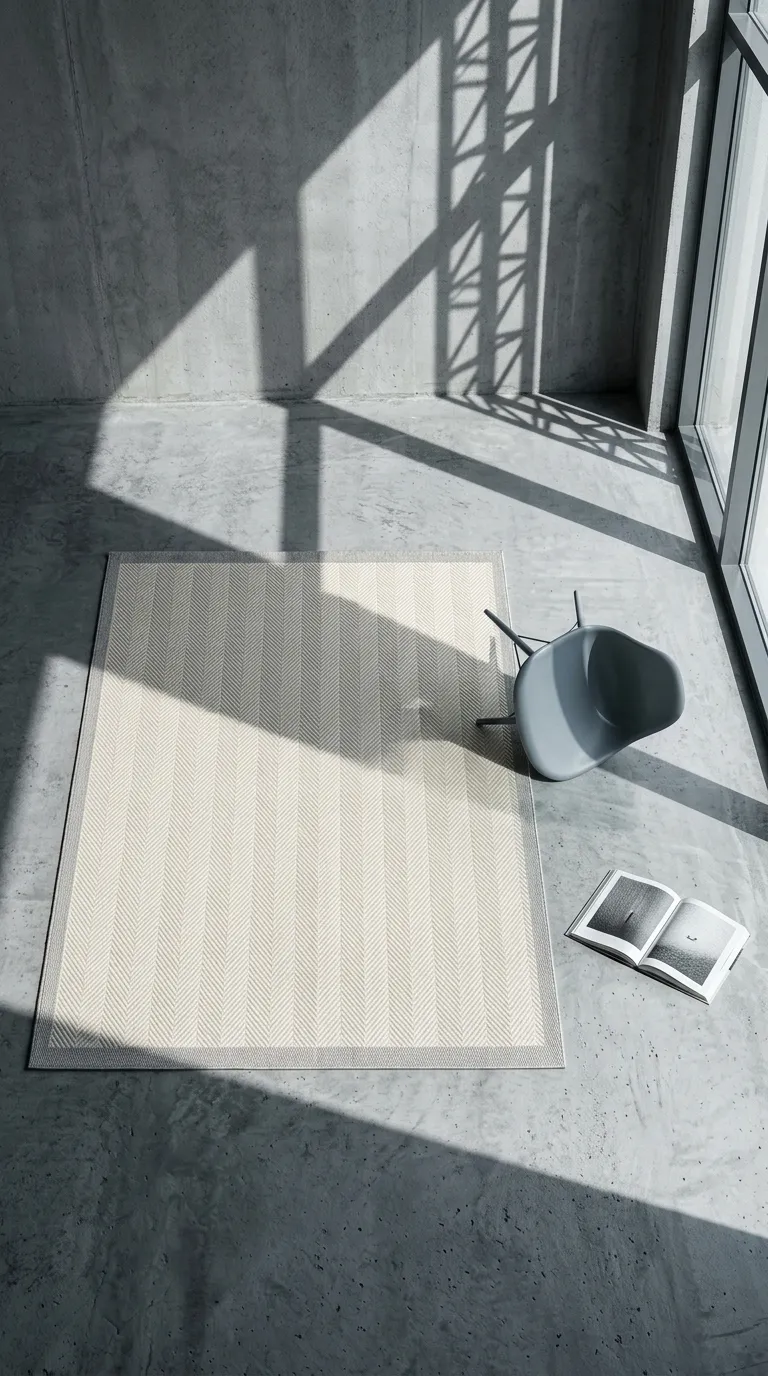 Derya Home Enzo Sisal 01 Dokulu Kaymaz Taban Modern Halı