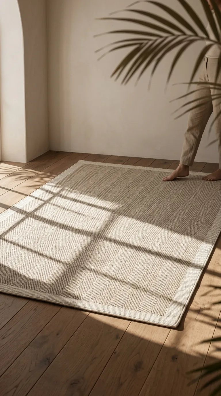 Derya Home Enzo Sisal 02 Dokulu Kaymaz Taban Modern Halı