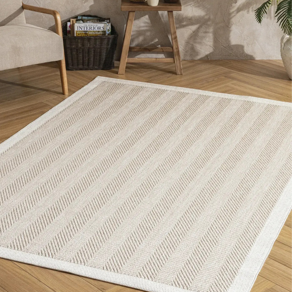 Derya Home Enzo Sisal 02 Dokulu Kaymaz Taban Modern Halı