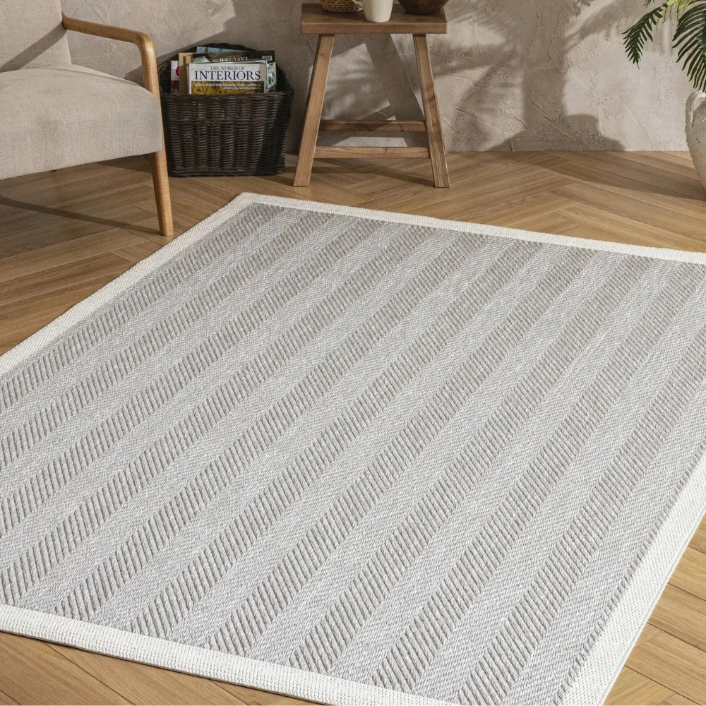 Derya Home Enzo Sisal 03 Dokulu Kaymaz Taban Modern Halı