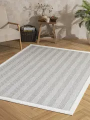 Derya Home Enzo Sisal 03 Dokulu Kaymaz Taban Modern Halı