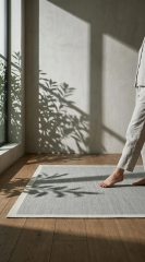 Derya Home Enzo Sisal 07 Dokulu Kaymaz Taban Modern Halı