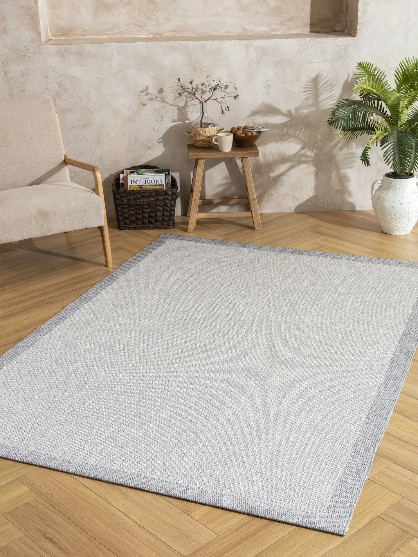 Derya Home Enzo Sisal 08 Dokulu Kaymaz Taban Modern Halı