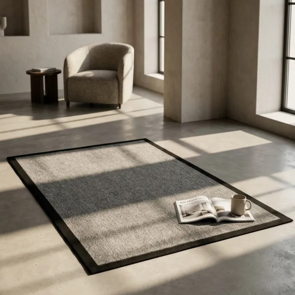 Derya Home Enzo Sisal 11  Dokulu Kaymaz Taban Modern Halı