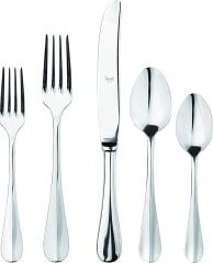 Mepra Roma 4mm Paslanmaz Çelik 72 Parça 12 Kişilik Çatal Kaşık Bıçak Takımı (Özel Ahşap Kutulu)