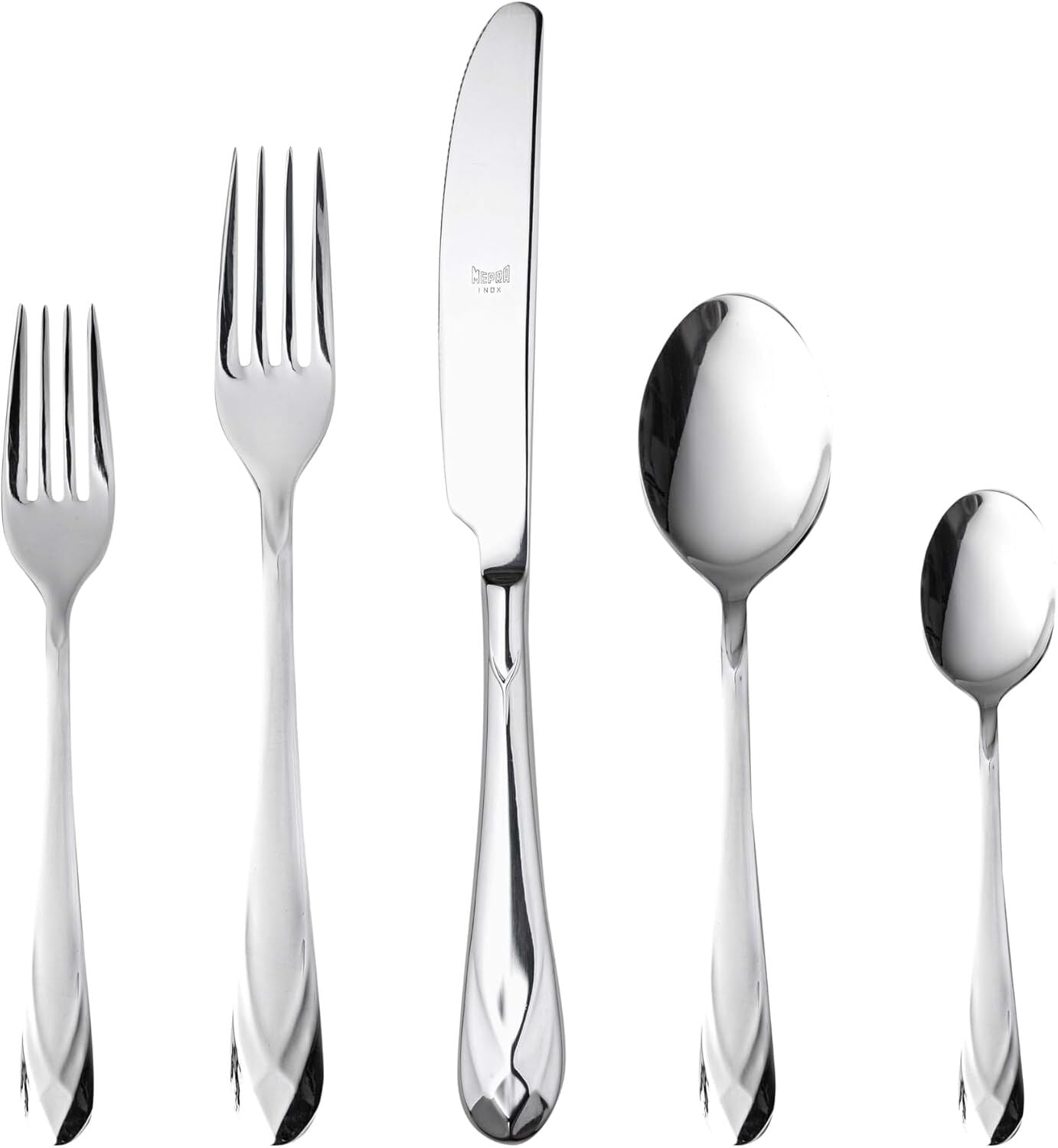 Mepra Diamante 4mm Paslanmaz Çelik 72 Parça 12 Kişilik Çatal Kaşık Bıçak Takımı