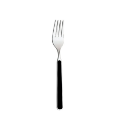 Mepra Fantasia Nero 4mm Paslanmaz Çelik 72 Parça 12 Kişilik Çatal Kaşık Bıçak Takımı