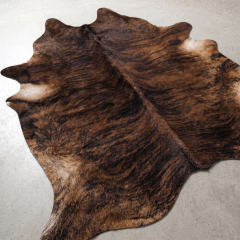 Derya Home Brindle Alacalı Hakiki Dana Postu Halı 215x217 cm P21