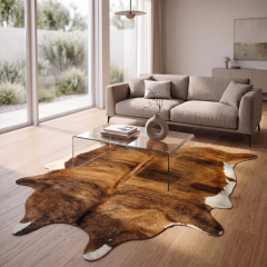 Derya Home Brindle Alacalı Hakiki Dana Postu Halı 217x242 cm P22