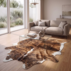 Derya Home Brindle Alacalı Hakiki Dana Postu Halı 200x230 cm P11