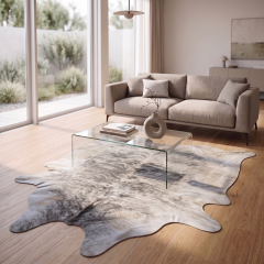 Derya Home Gri Brindle Hakiki Dana Postu Halı 169x220 cm P12
