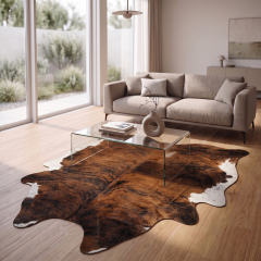 Derya Home Brindle Alacalı Hakiki Dana Postu Halı 196x219 cm P13