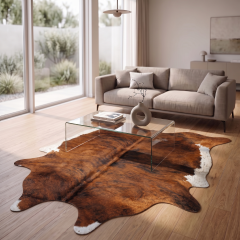 Derya Home Brindle Alacalı Hakiki Dana Postu Halı 195x223 cm P15