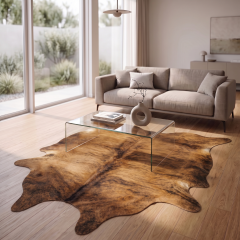 Derya Home Brindle Hakiki Dana Postu Halı 200x238 cm P16