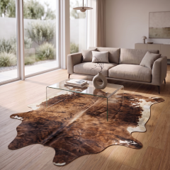 Derya Home Brindle Alacalı Hakiki Dana Postu Halı 237X211 CM P8