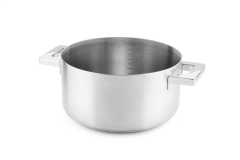 Mepra Stile by Pininfarina 30202128 Stıle Çelik Derin Tencere Kapaksız 28 CM