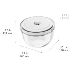 Zwilling Fresh & Save Bowls Vakumlu Başlangıç Seti Cam / M/L, 9-Parça