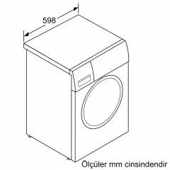 WGK264Z0TR Serie 6 Çamaşır Makinesi 11 kg maks. 1400 dev./dak.