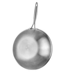 Leggno Elite Pro 3Ply Petek Tabanlı Wok Tava 30 cm