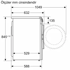WGA25203TR  Serie 4 Çamaşır Makinesi 10 kg maks. 1200 dev./dak.