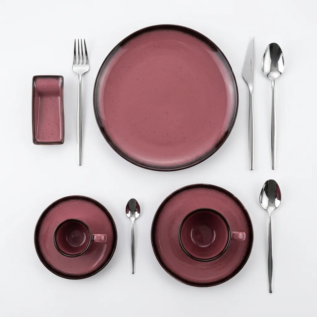 Jumbo Joy Red 36 Parça Kahve ve Çay Takımı