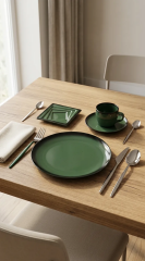 Jumbo Joy Green 24 Parça Kahve - Çay Takımı