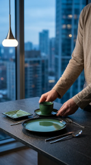 Jumbo Joy Green 24 Parça Kahve - Çay Takımı