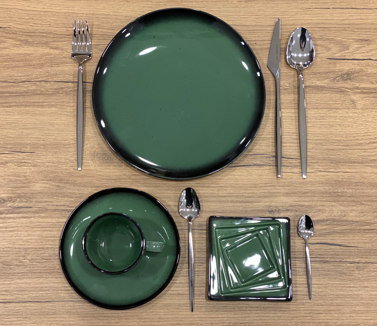 Jumbo Joy Green 24 Parça Kahve - Çay Takımı