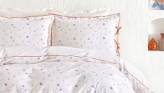 Puffy Ruth Çift Kişilik Ranforce Nevresim Takımı - Mavi