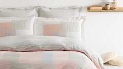 Puffy Romarin Çift Kişilik Ranforce Nevresim Takımı - Blush